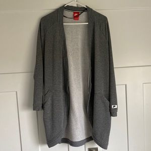 Nike sweatshirt cardigan!!